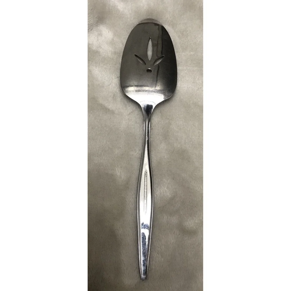 Oneida WINDRIFT Stainless Wm A Rogers Premier Ltd Burnished Flatware Pie‎ Server